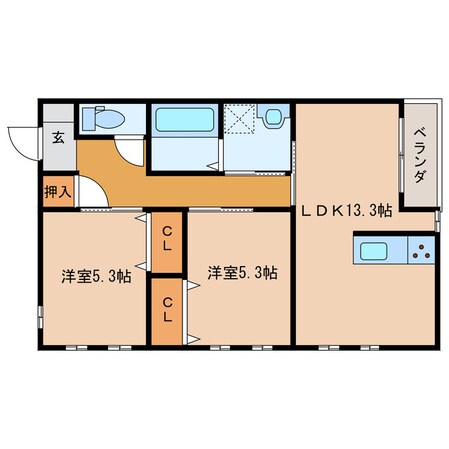 グラムハウス壱番館の物件間取画像